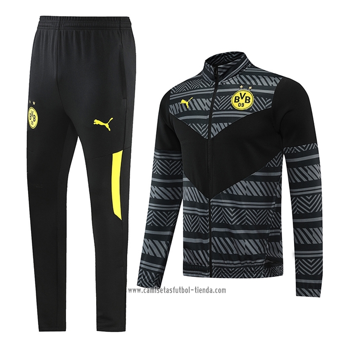 Chandal de Chaqueta del Borussia Dortmund 2022 2023 Gris